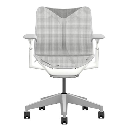 Кресло Herman Miller Cosm, низкая спинка, цвет Mineral, регулируемые подлокотники