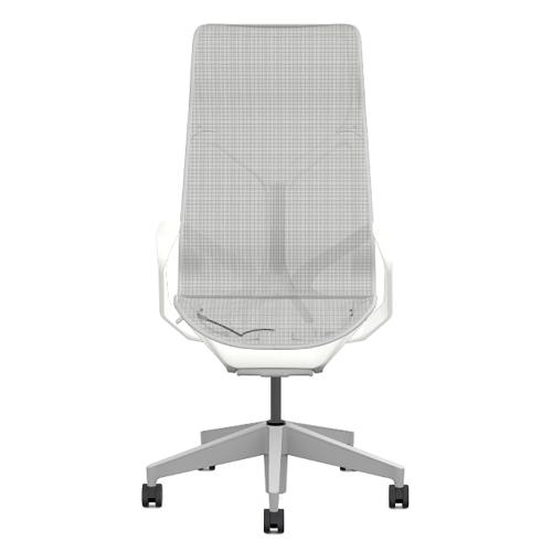 Кресло Herman Miller Cosm, высокая спинка, цвет Mineral, нерегулируемые подлокотники