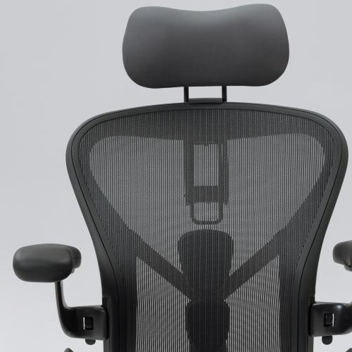 Подголовник Atlas Cushion для офисного кресла Herman Miller Aeron, Carbon