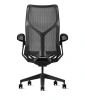 Кресло Herman Miller Cosm, высокая спинка, цвет Graphite, подлокотники «лепестки» (Leaf)