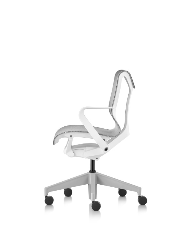 Кресло Herman Miller Cosm, низкая спинка, цвет Mineral, нерегулируемые подлокотники