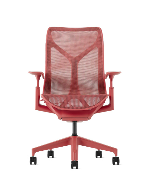 Кресло Herman Miller Cosm, средняя спинка, цвет Canyon, регулируемые подлокотники