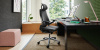 Кресло Steelcase Gesture Onyx / Рlаtinum Меtаlliс с подголовником