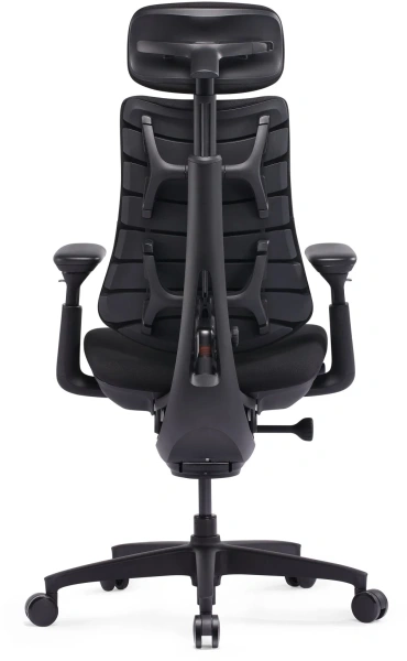 Кресло Libernovo Omni SE/S1, механическая версия, Obsidian Black, 48 cm, глобальная версия, с подставкой под ноги