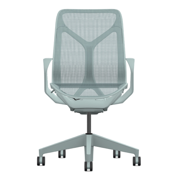 Кресло Herman Miller Cosm, средняя спинка, цвет Glacier, нерегулируемые подлокотники
