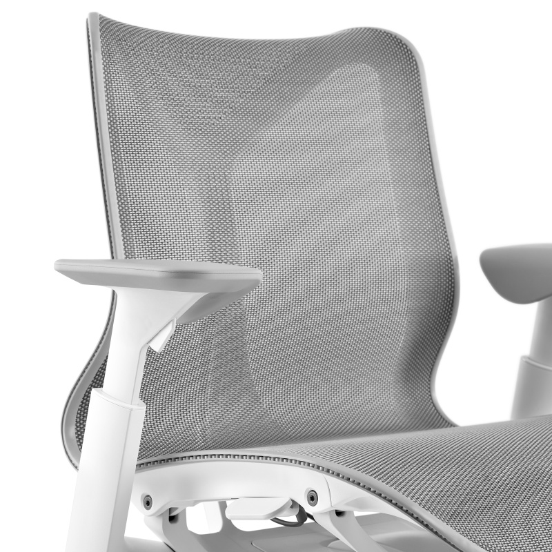 Кресло Herman Miller Cosm, низкая спинка, цвет Mineral, регулируемые подлокотники