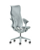 Кресло Herman Miller Cosm, высокая спинка, цвет Glacier, подлокотники «лепестки» (Leaf)