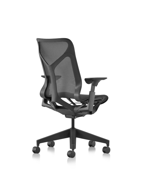 Кресло Herman Miller Cosm, средняя спинка, цвет Graphite, регулируемые подлокотники