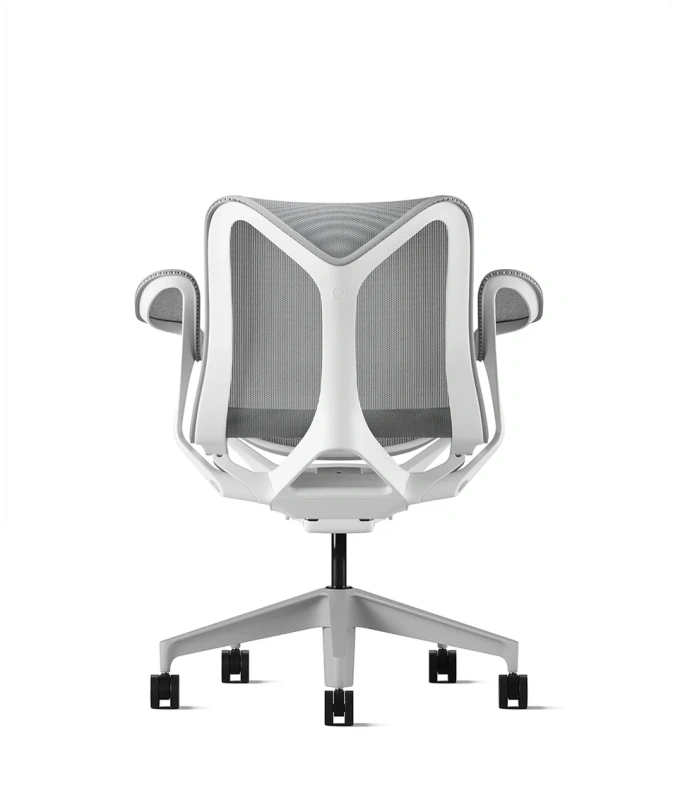 Кресло Herman Miller Cosm, низкая спинка, цвет Mineral, подлокотники «лепестки» (Leaf)