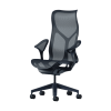 Кресло Herman Miller Cosm, высокая спинка, цвет Nightfall, подлокотники «лепестки» (Leaf)