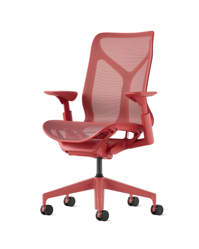 Кресло Herman Miller Cosm, средняя спинка, цвет Canyon, регулируемые подлокотники