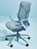 Кресло Herman Miller Cosm, средняя спинка, цвет Glacier, нерегулируемые подлокотники