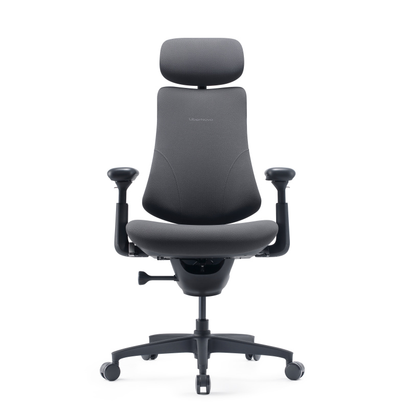 Кресло LiberNovo Dynamic Omni OC1 Gen (обновленная версия), размер 45 см, цвет Graphite, с подставкой для ног. Глобальная версия