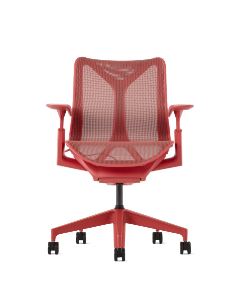 Кресло Herman Miller Cosm, низкая спинка, цвет Canyon, регулируемые подлокотники