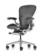 Кресло Herman Miller Aeron Graphite / Polished Aluminum, размер A