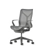 Кресло Herman Miller Cosm, средняя спинка, цвет Carbon, нерегулируемые подлокотники