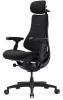 Кресло Libernovo Omni SE/S1, механическая версия, Obsidian Black, 48 cm, глобальная версия, с подставкой под ноги