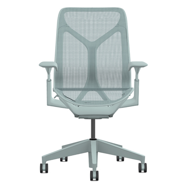 Кресло Herman Miller Cosm, средняя спинка, цвет Glacier, регулируемые подлокотники