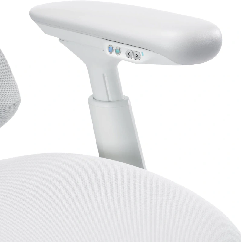 Кресло LiberNovo OC1 PRO Glacier White, 48 см, глобальная версия, с подставкой под ноги