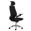 Кресло Steelcase Gesture Onyx / Рlаtinum Меtаlliс с подголовником