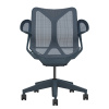 Кресло Herman Miller Cosm, низкая спинка, цвет Nightfall, подлокотники «лепестки» (Leaf)