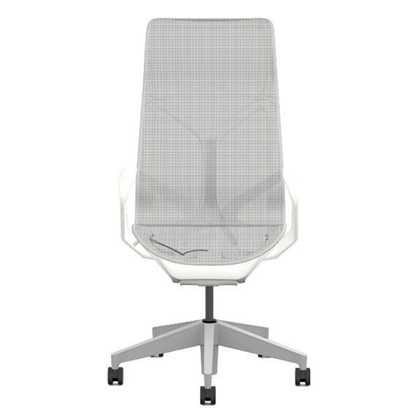 Кресло Herman Miller Cosm, высокая спинка, цвет Mineral, нерегулируемые подлокотники