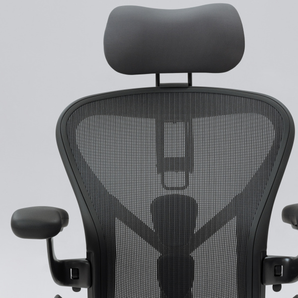 Подголовник Atlas Cushion для офисного кресла Herman Miller Aeron, Carbon